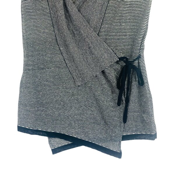 Drape Knit sleeveless vest Black/Gray/Short Sleeve Wrap Jacket Shawl Tristan - Picture 11 of 15